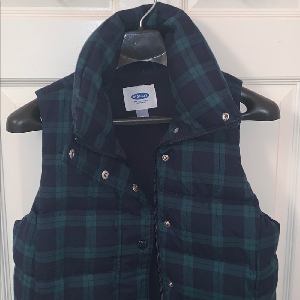 Old Navy Plaid Vest